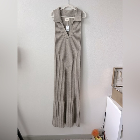 Giselle Tan Cashmere Dress M RARE - Picture 7 of 11